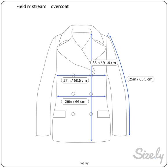 Vintage 60's Field & Stream Donegal Herringbone Tweed Wool  Faux Fur Collar 46 - Picture 9 of 9